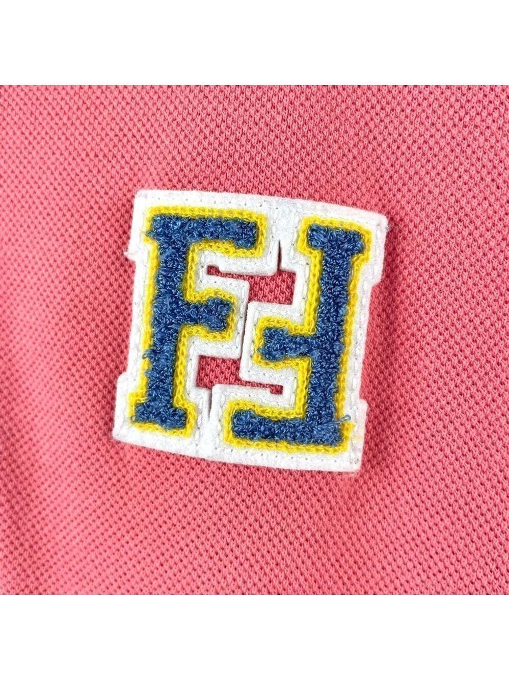 FENDI Pink And Blue Check FF Polo Dress Size 10 - Picture 5 of 10